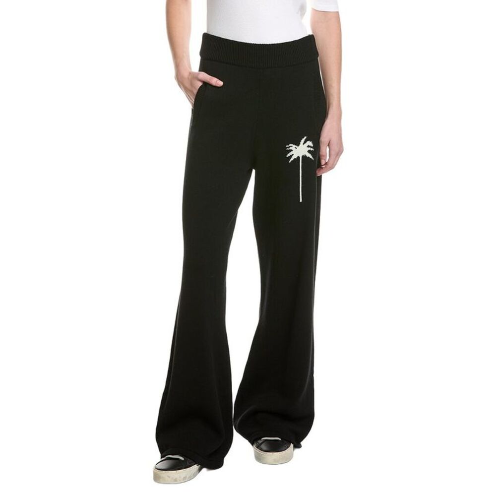 Palm Angels Womens  Knit Pant, Black